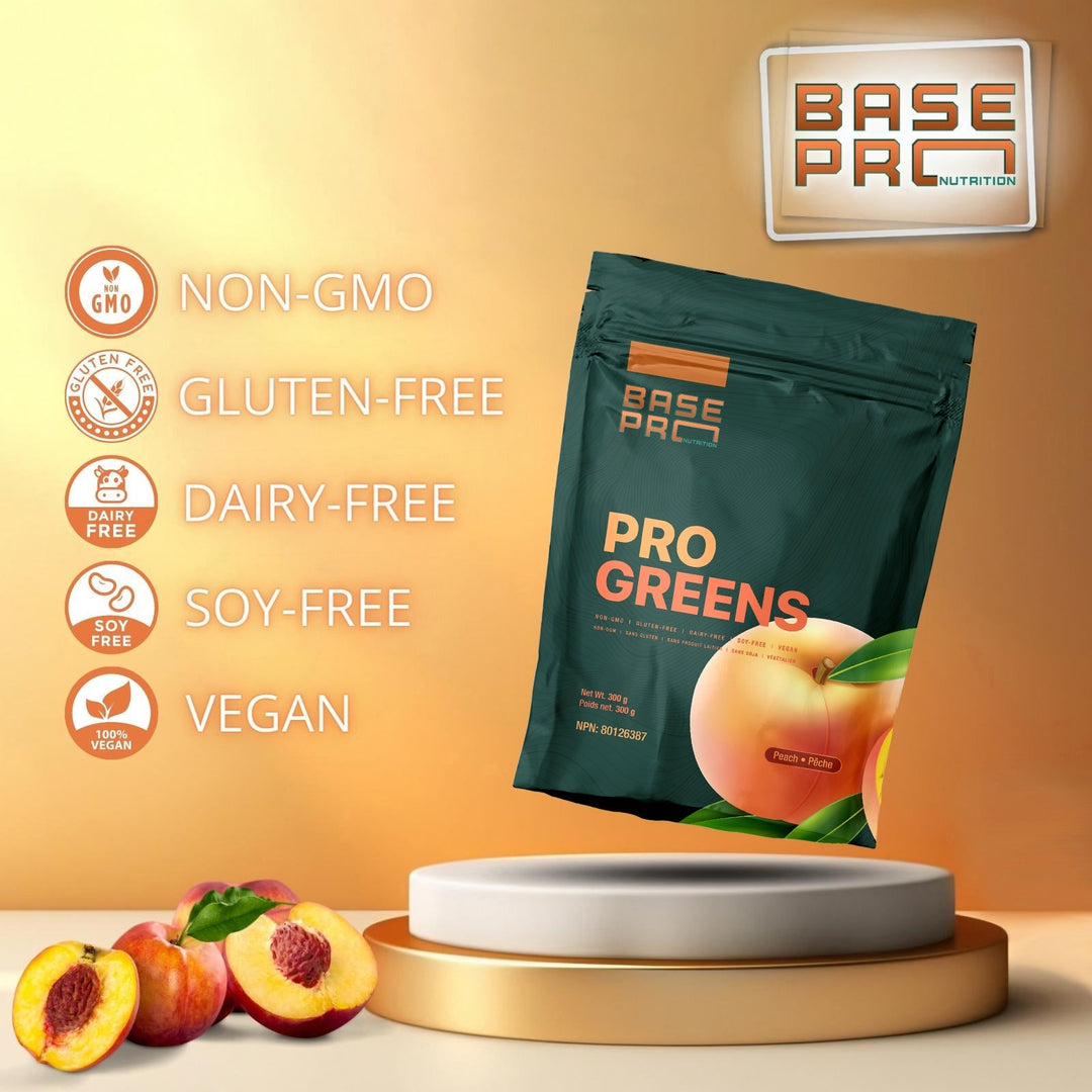 BASE PRO NUTRITION Pro Greens (Peach - 300 grams)