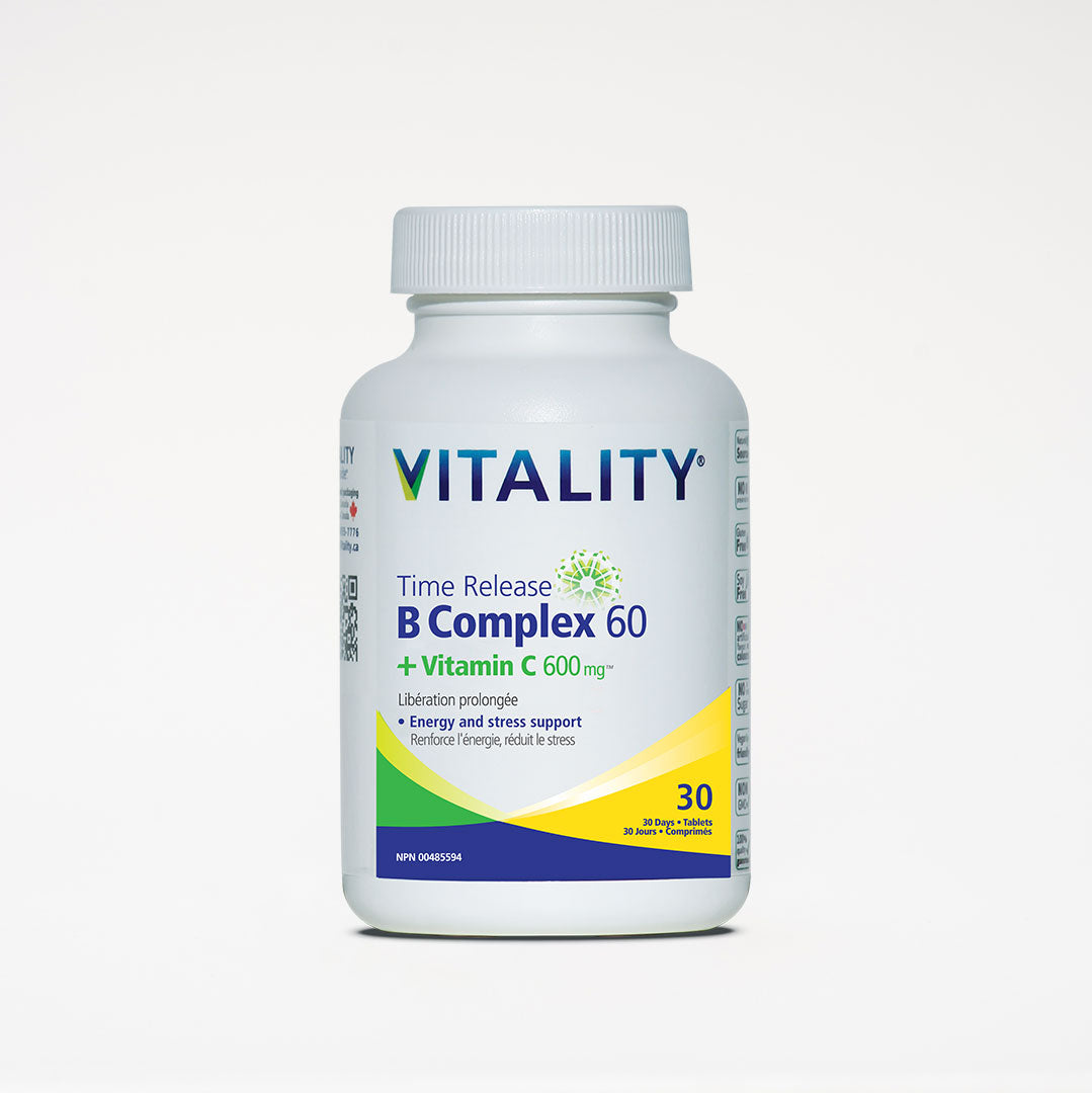 VITALITY Time Release B Complex + C 600 mg